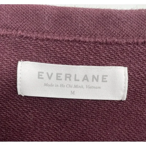 Everlane Womens Size Medium Sweatshirt The 100% Human Typography - Picture 6 of 7
